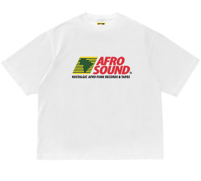AFROSOUND TEE WHITE