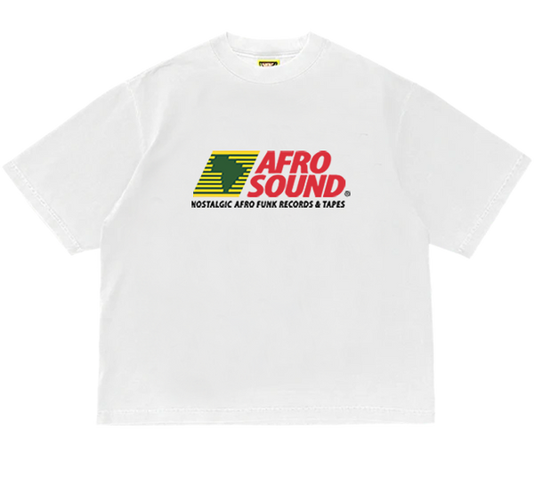 AFROSOUND TEE WHITE